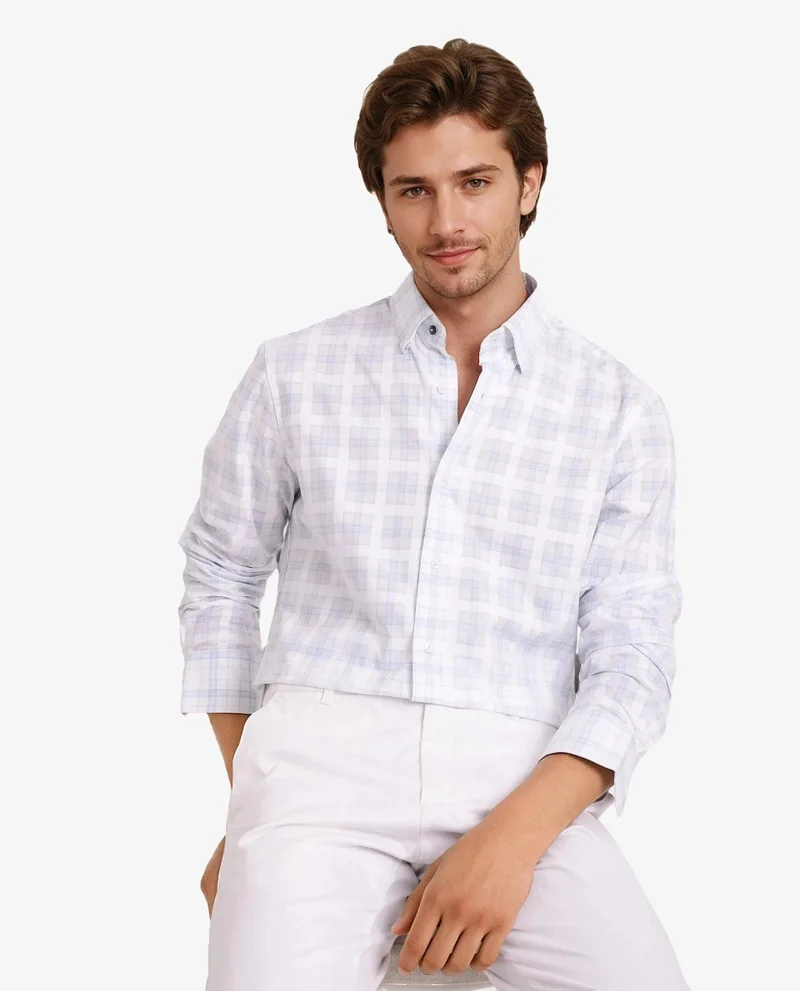 Rare Rabbit Men's Cotton Check Shirt