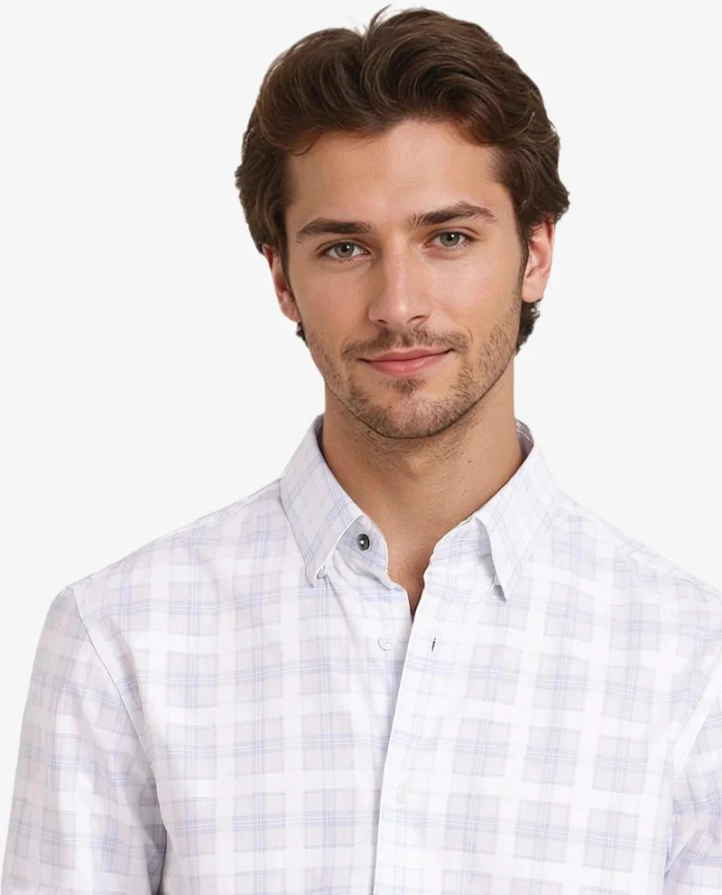 Rare Rabbit Men's Cotton Check Shirt