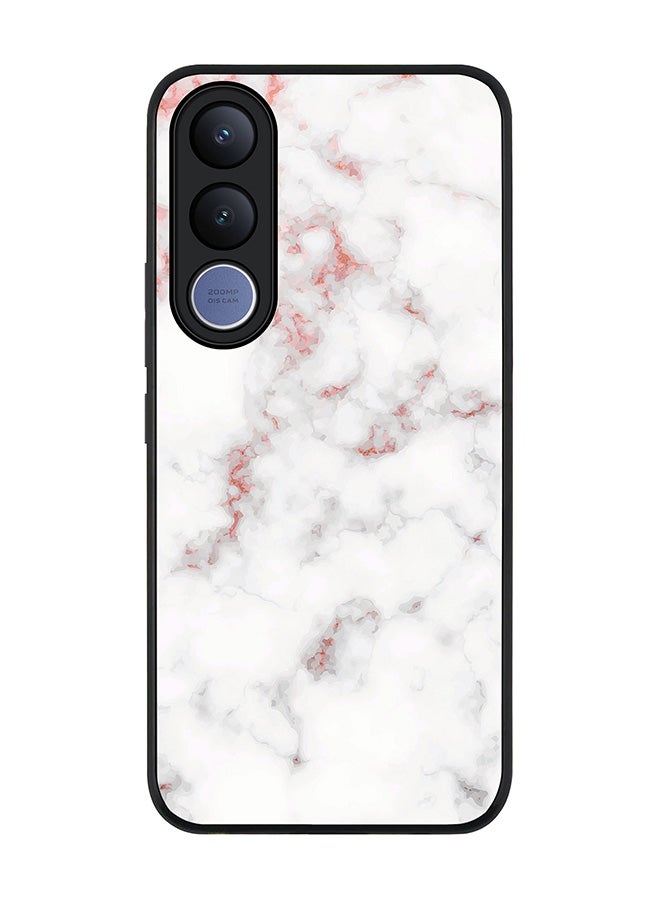 Stylizedd For vivo V70 FE Case,Slim fit Camera Protection, Shockproof Thin Phone cover  - Marble Print Rose Grey - Image 1