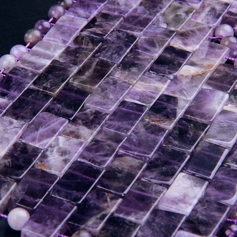 TGS Gems قناع النوم من حجر اليشم الطبيعي، قناع العين من الأميثيست، قناع العين الحجري المضاد للشيخوخة للاستخدام الساخن أو البارد - Image 5