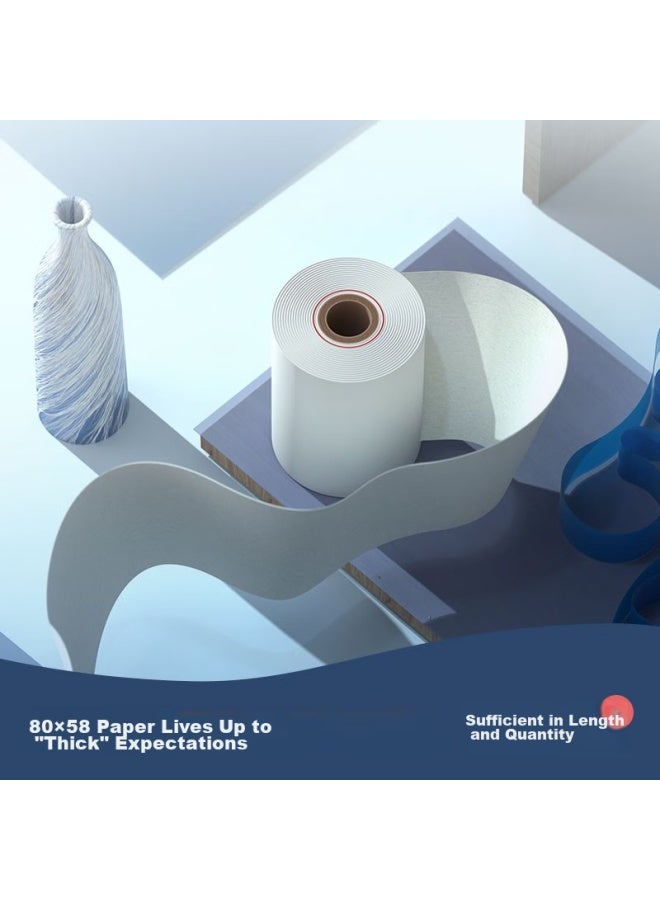 Deli Model 28m*50 Rolls Rhine Thermal Receipt Paper, Jd Takeout Supermarket Printing Receipt Paper 3204 - Image 2