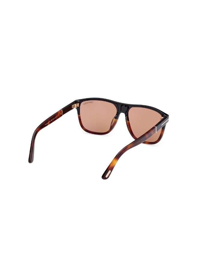 TOM FORD FULL RIM UV PROTECTION TOMFORD ACETATE SUNGLASSES FT107952V58 - Image 5