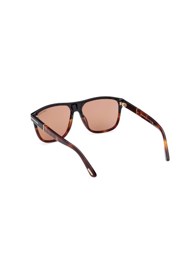 TOM FORD FULL RIM UV PROTECTION TOMFORD ACETATE SUNGLASSES FT107952V58 - Image 3
