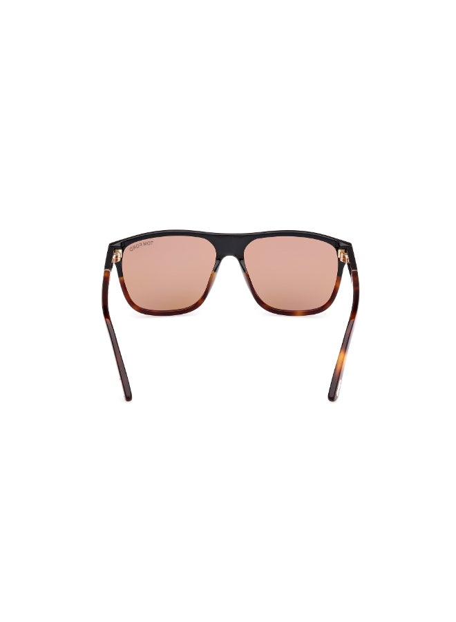 TOM FORD FULL RIM UV PROTECTION TOMFORD ACETATE SUNGLASSES FT107952V58 - Image 4