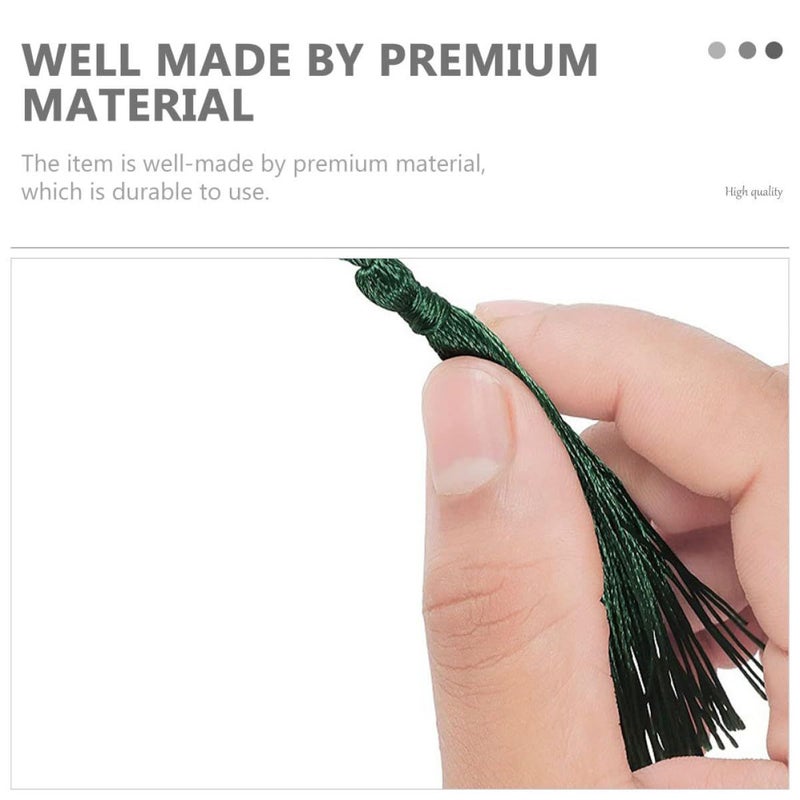 300 Pcs Polyester Tassel Set for DIY Curtain Bag Keychain and Bookmarks Sewing - Image 4
