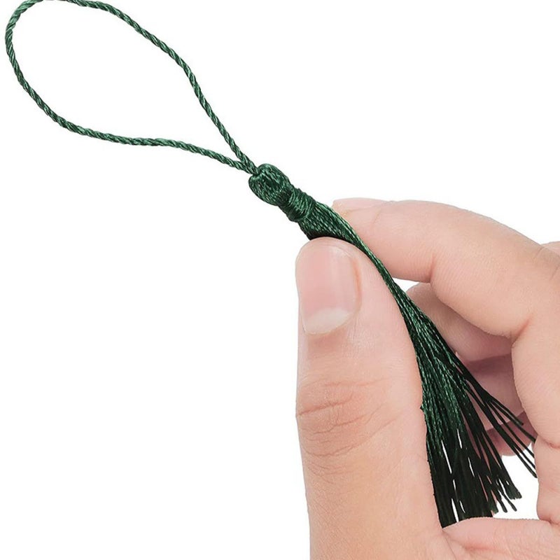 300 Pcs Polyester Tassel Set for DIY Curtain Bag Keychain and Bookmarks Sewing - Image 5