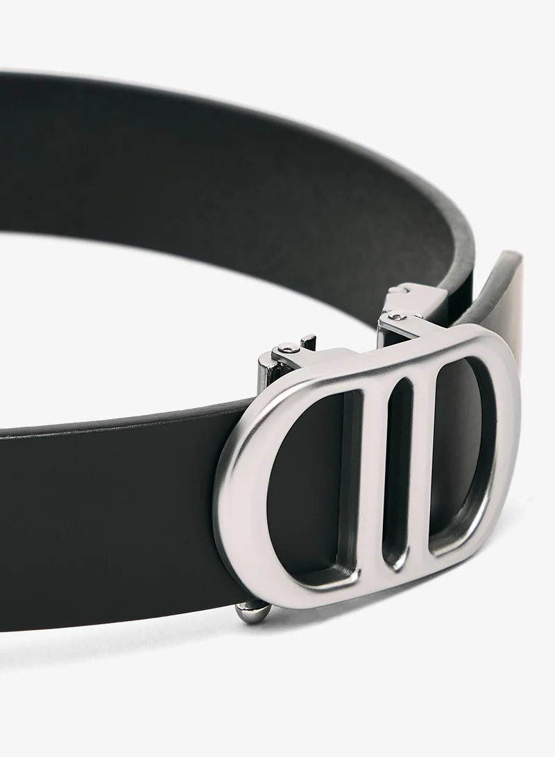 روبرت وود حزام رسمي جلدي أصلي مقاس واحد