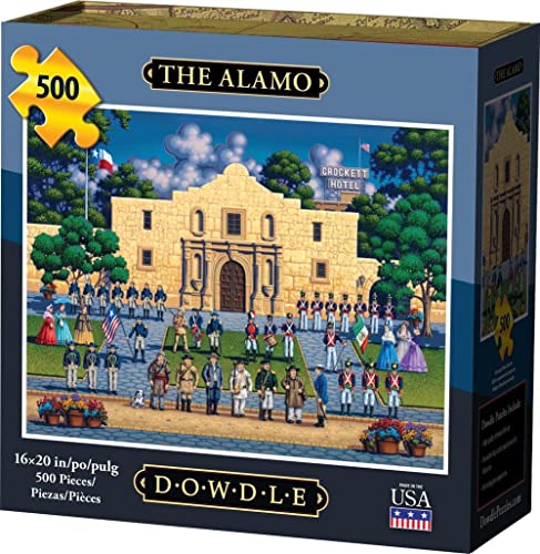 Dowdle Jigsaw Puzzle The Alamo 500 Piece - Image 1