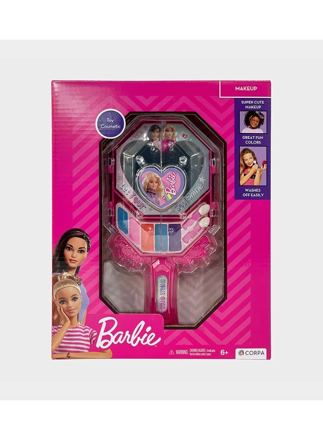 Barbie Hand Mirror With Cosmetics In A Box, Multi-Colour, 5004
