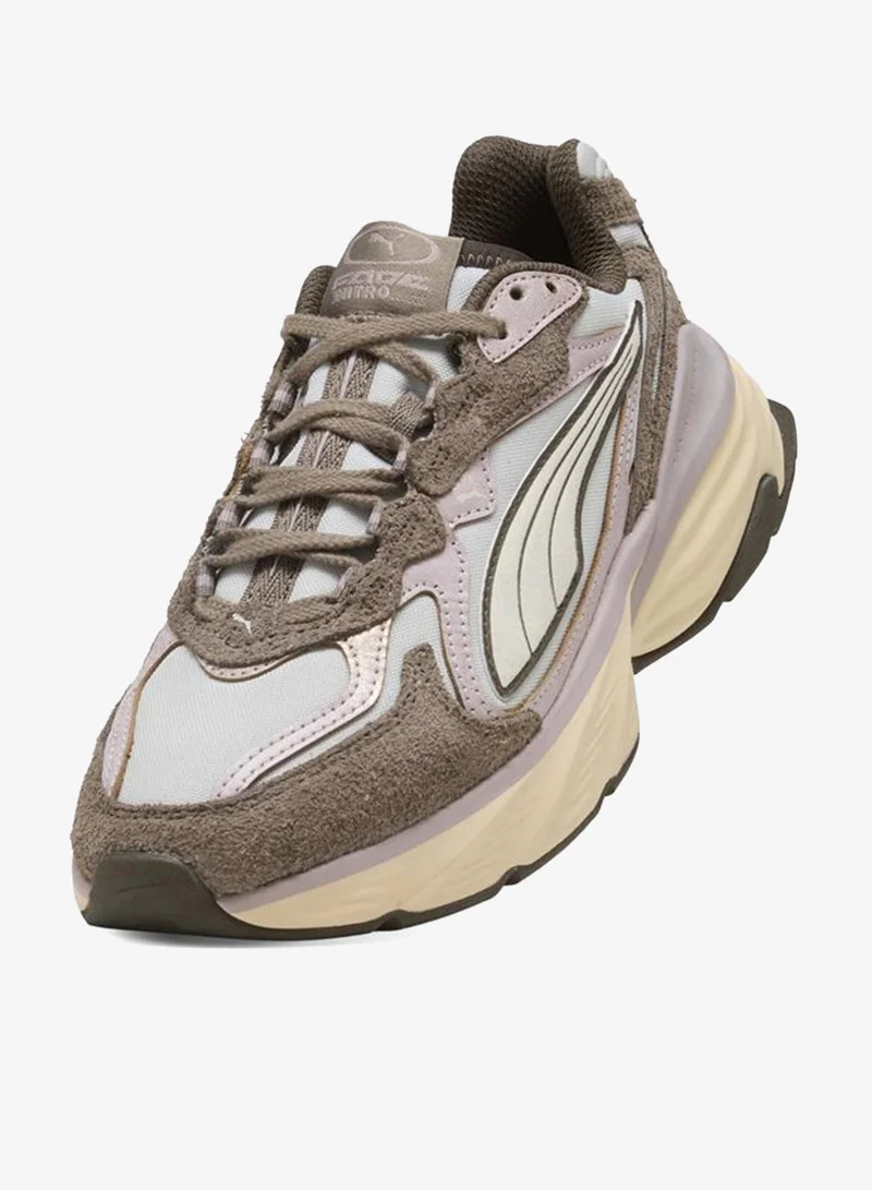 Puma Glacial Gray-Powder Pink Fade LS Brushed Luxe Sneakers Women for Women | Best Price UAE