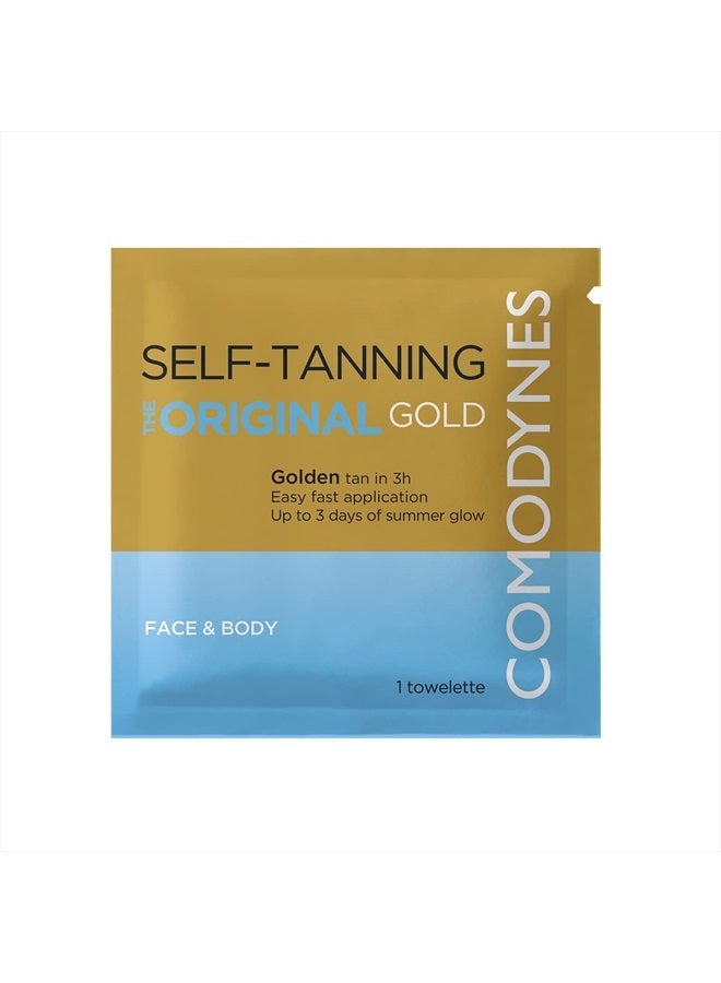 COMODYNES Self-Tanning Towelettes for Face & Body-8 ct - Image 1