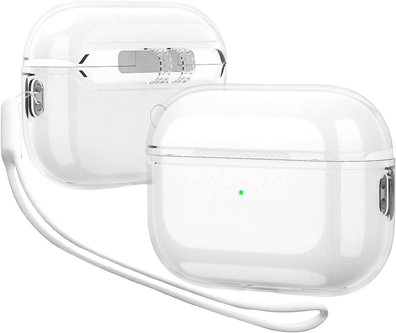 Mizi Case for AirPods Pro 2nd Generation 2022/2023 (USB-C/Lightning Cable), Soft TPU Protective Cover - Clear - Image 1