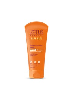Lotus Herbals UltraRx Sunscreen Serum SPF 60+ PA++++ | No White Cast | No Breakouts | Cica & Hyaluronic | Dermatologically Tested | 75gm  - Image 1