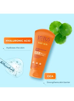 Lotus Herbals UltraRx Sunscreen Serum SPF 60+ PA++++ | No White Cast | No Breakouts | Cica & Hyaluronic | Dermatologically Tested | 75gm  - Image 4