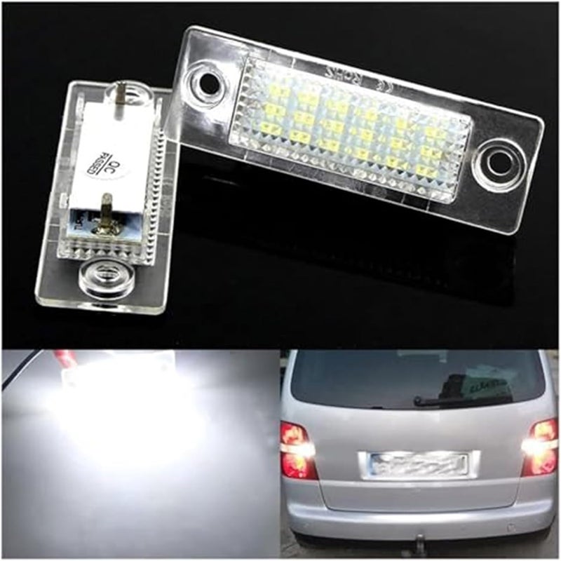 Wivplex 2pcs LED License Plate Lights for VW - Image 1
