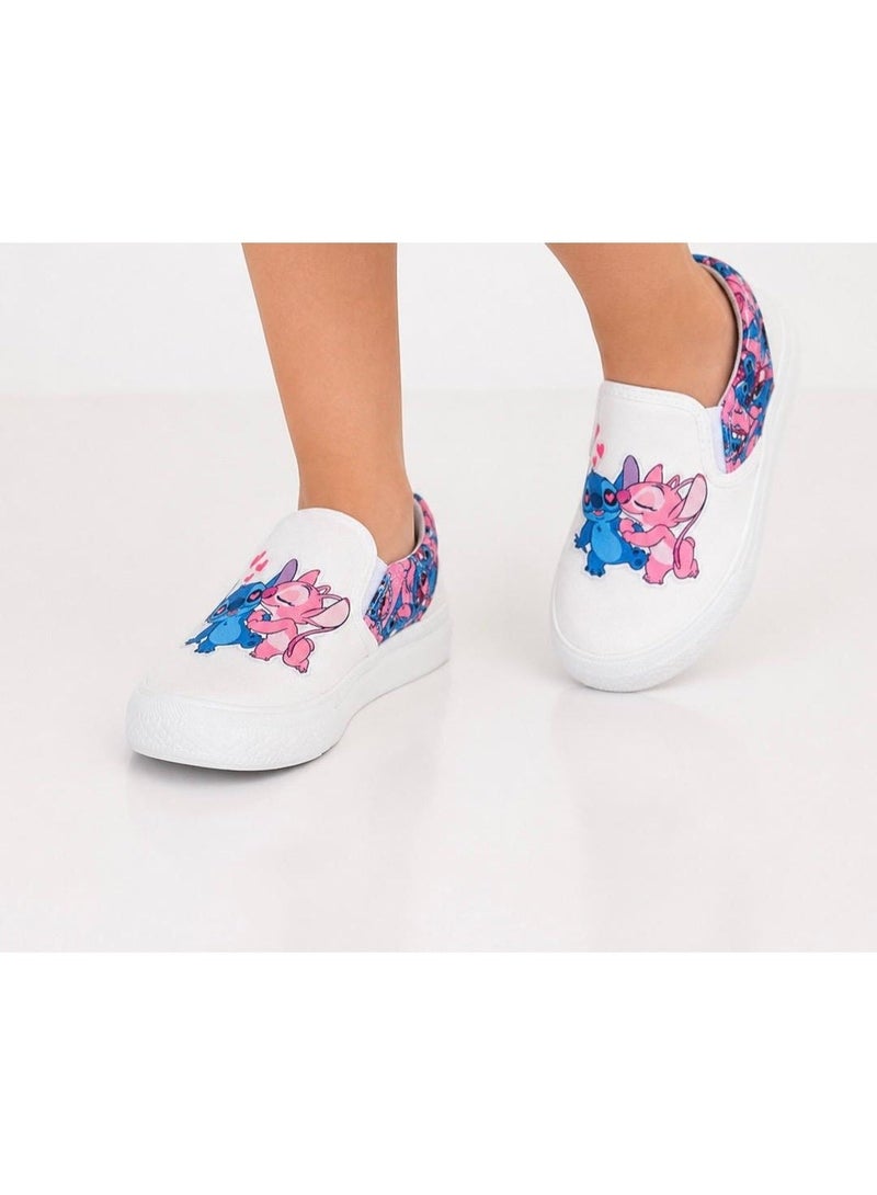 ZAYA Stitch Slip-On Sneakers for Girls - Casual Shoes - Image 1