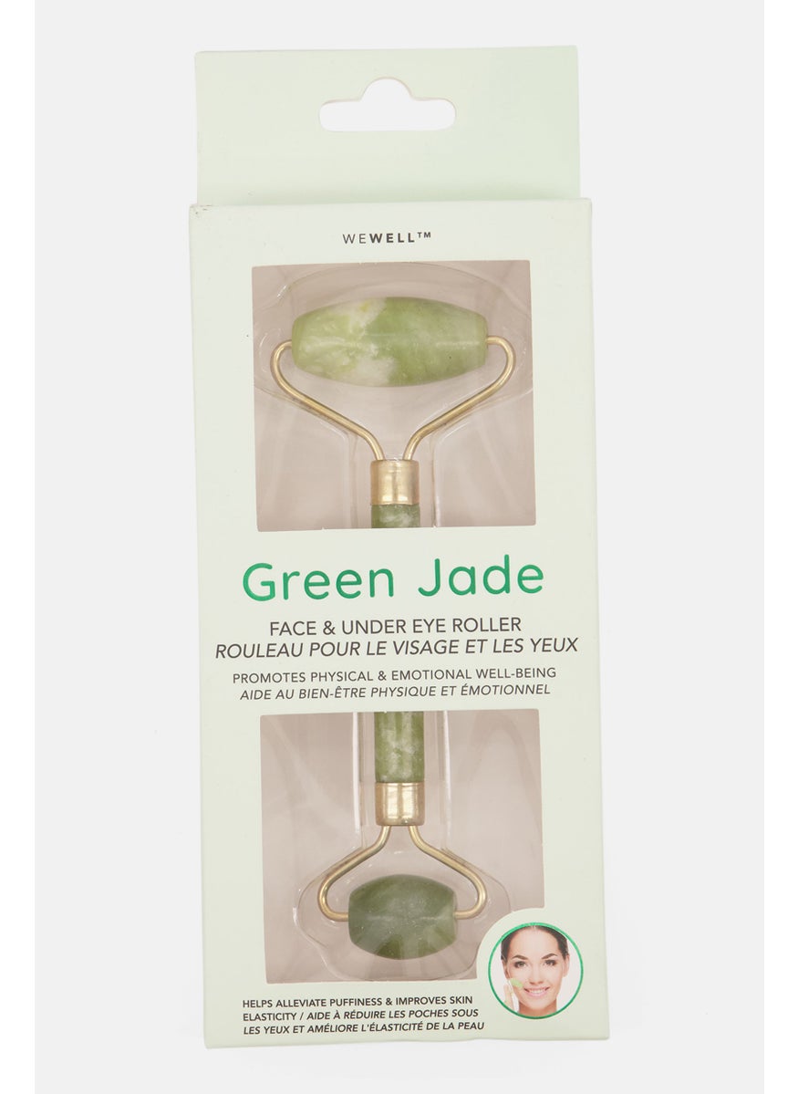 Jean Pierre - Wewell Green Jade Face And Under Eye Roller, Olive - Image 1