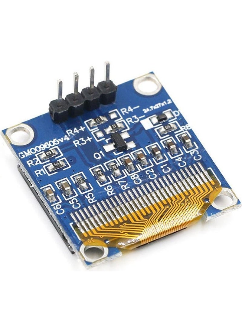 Hobi Mechatronics 128X64 0.96 Inch I2C OLED Graphic LCD Screen 4 Pin(Blue)