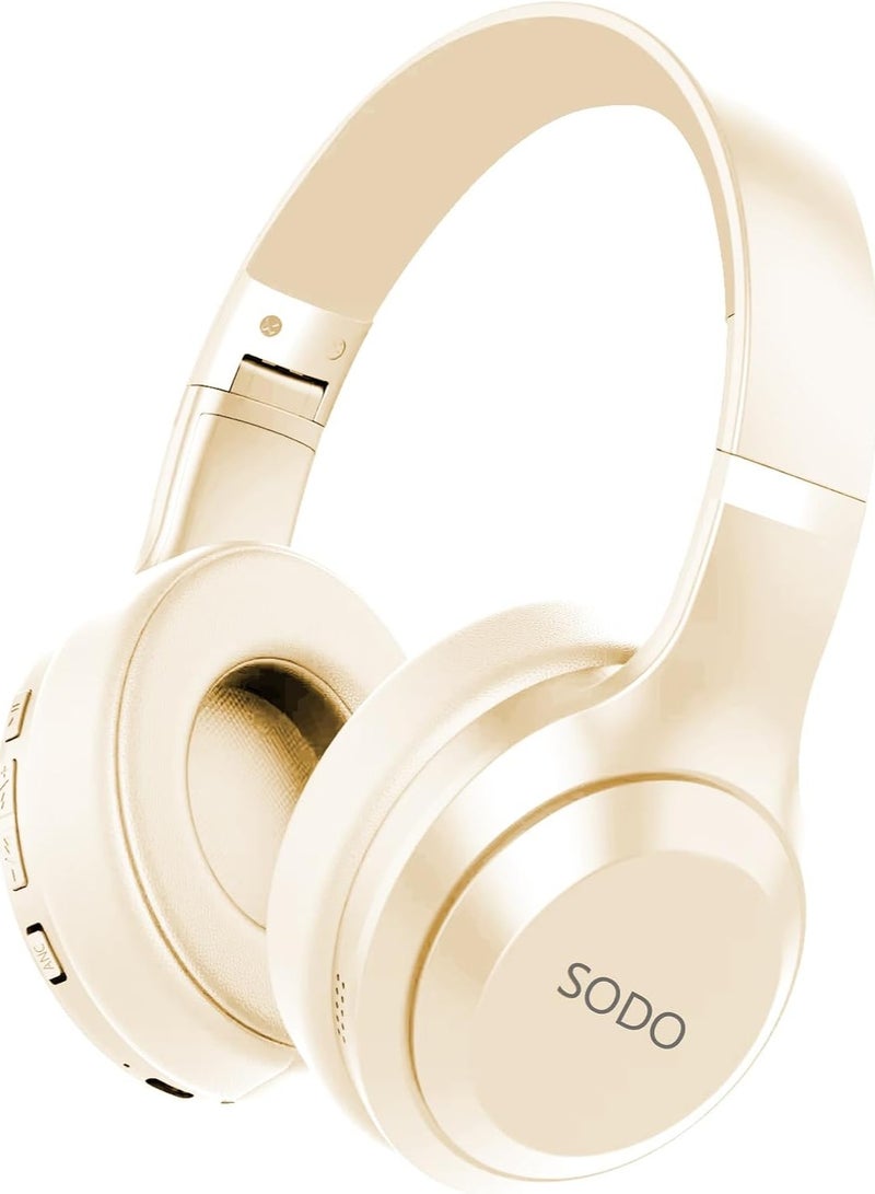 سودو سماعة الرأس SD-1121 اللاسلكية ستيريو فوق الأذن مع ميكروفون بيج - Image 1