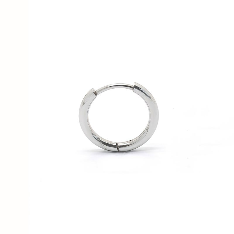 Factory Direct Stainless Steel Ear Cuff Simple Stylish Round Wire Hoop Polished Earrings Unisex European American Geometric Design