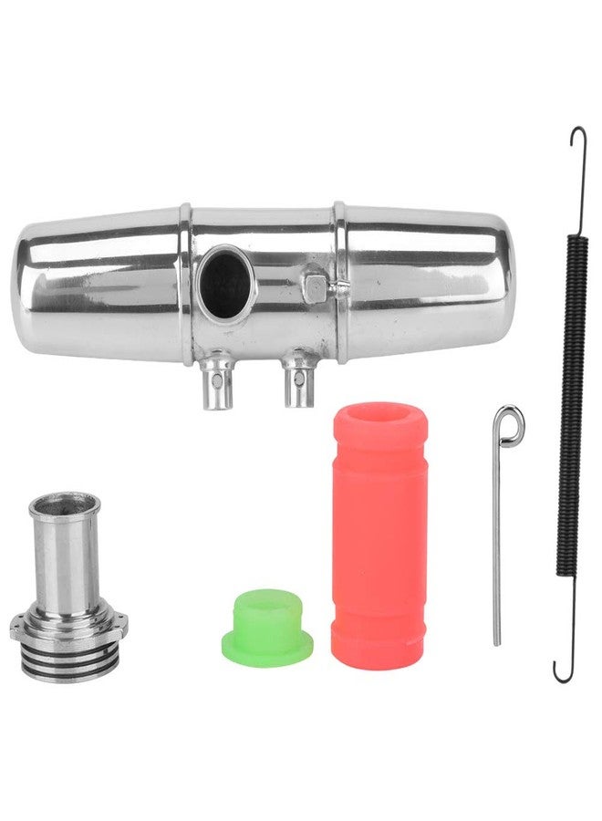 Srliya 18001P Upgrade Aluminum Alloy Dual Exhaust Link Pipe for HPI Savage 4.6/5.9 1/8 Nitro RC Car, High Temperature Resistant Lightweight Exhaust Accessory - Image 2