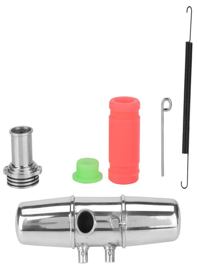 Srliya 18001P Upgrade Aluminum Alloy Dual Exhaust Link Pipe for HPI Savage 4.6/5.9 1/8 Nitro RC Car, High Temperature Resistant Lightweight Exhaust Accessory - Image 1