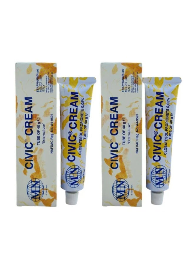 ESAPHARMA Two Pieces of Civic Cream 40 g - Image 1