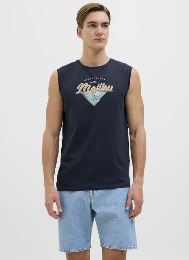 JJ Rebel Crew Neck Sleeveless T-Shirt