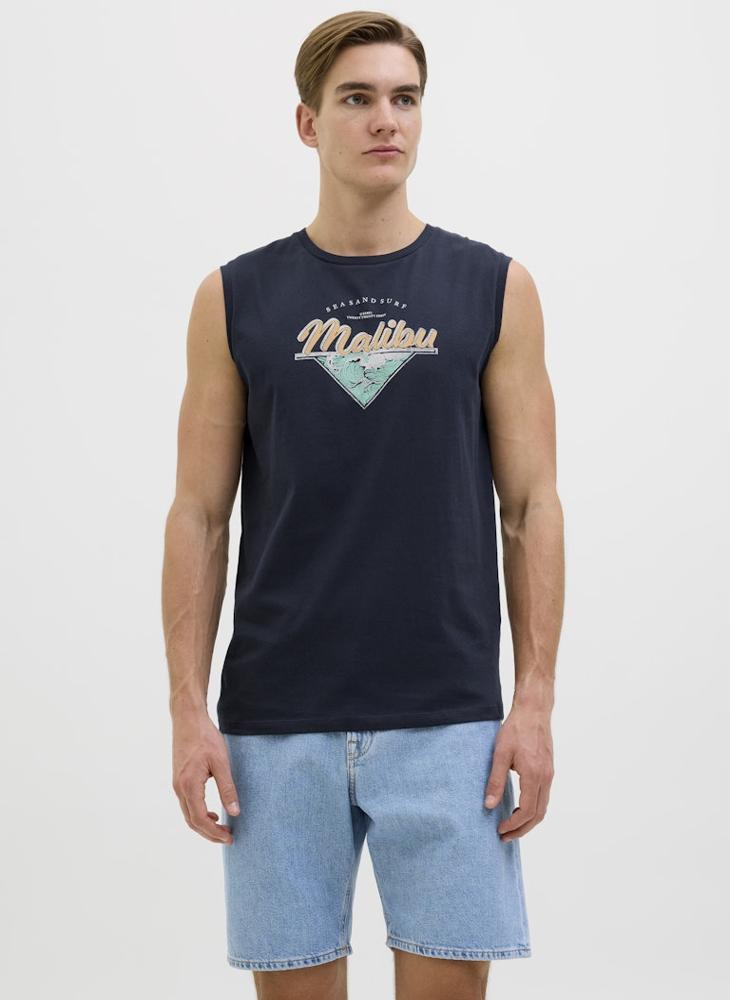 JJ Rebel Crew Neck Sleeveless T-Shirt  - Image 1