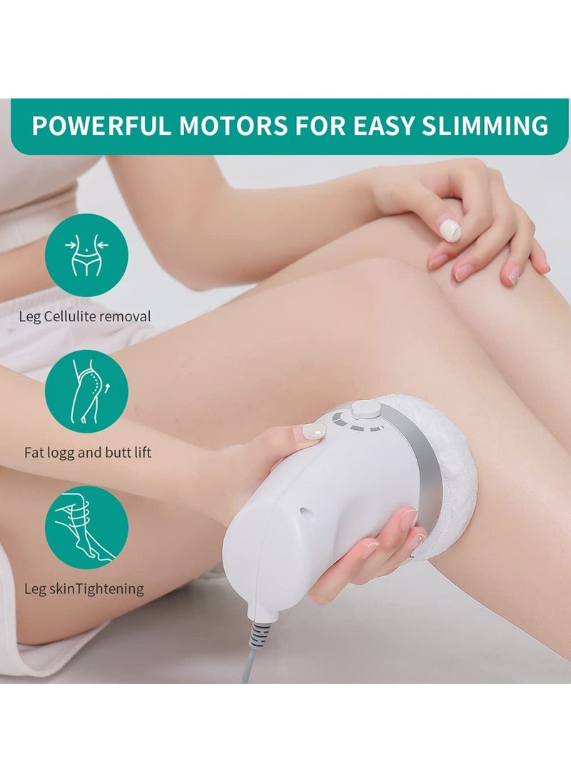 Electric Body Sculpting Massager, Handheld Cellulite Remover for Belly, Waist, Arms and Legs with 3 Soft Cloth Pads - Image 3