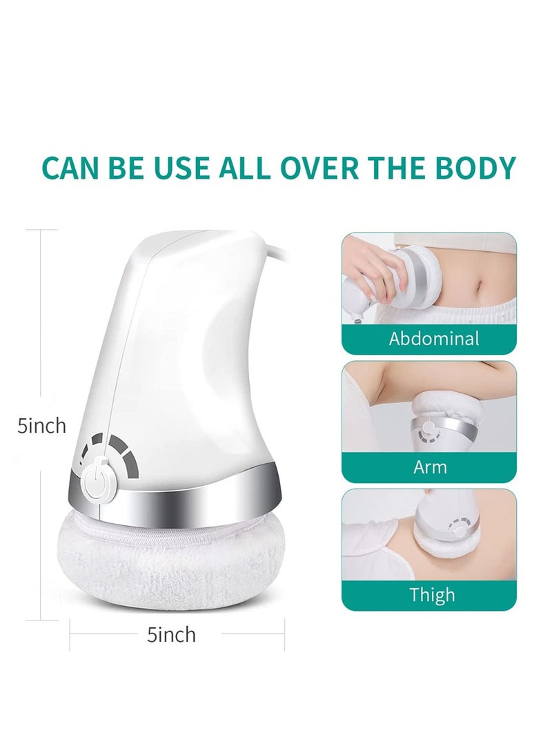 Electric Body Sculpting Massager, Handheld Cellulite Remover for Belly, Waist, Arms and Legs with 3 Soft Cloth Pads - Image 5