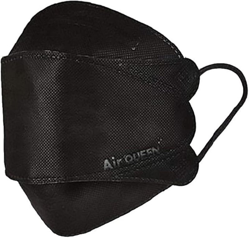 AIRQUEEN Black Air QUEEN Nanofiber Filter Face Mask 10 PCS - Made in Korea - Image 1