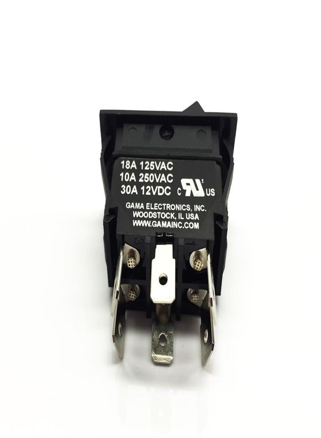 GAMA Electronics 30 Amp DPDT On-Off-On Rocker Switch - Image 2