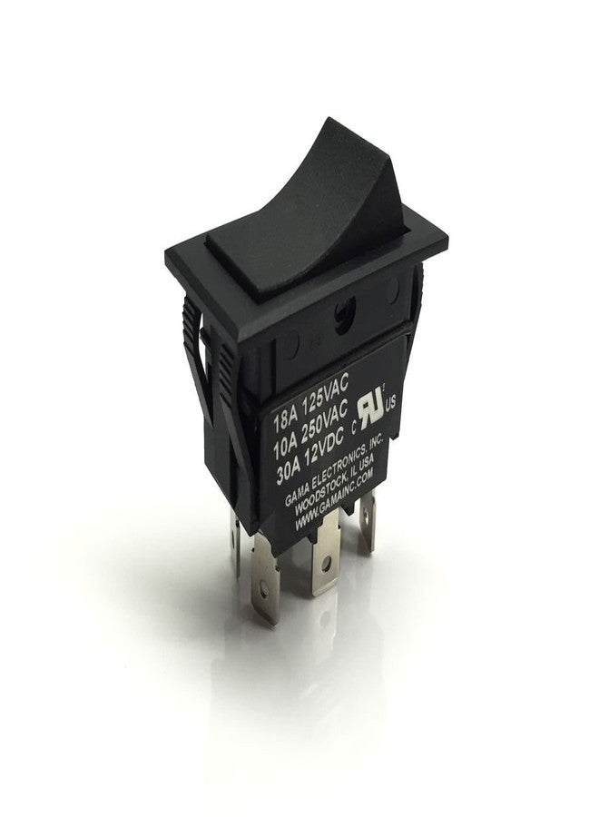 GAMA Electronics 30 Amp DPDT On-Off-On Rocker Switch - Image 3