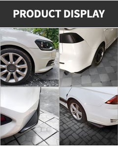 GROIC 2 PCS Car Rear Bumper Guard Diffuser Splitter Car Rear Bumper Lip Splitter 1 Pair Rear lip Modification, Side Fender Skirt Lip Splitter Guard Protector Universal Size for Most Cars  - Image 5