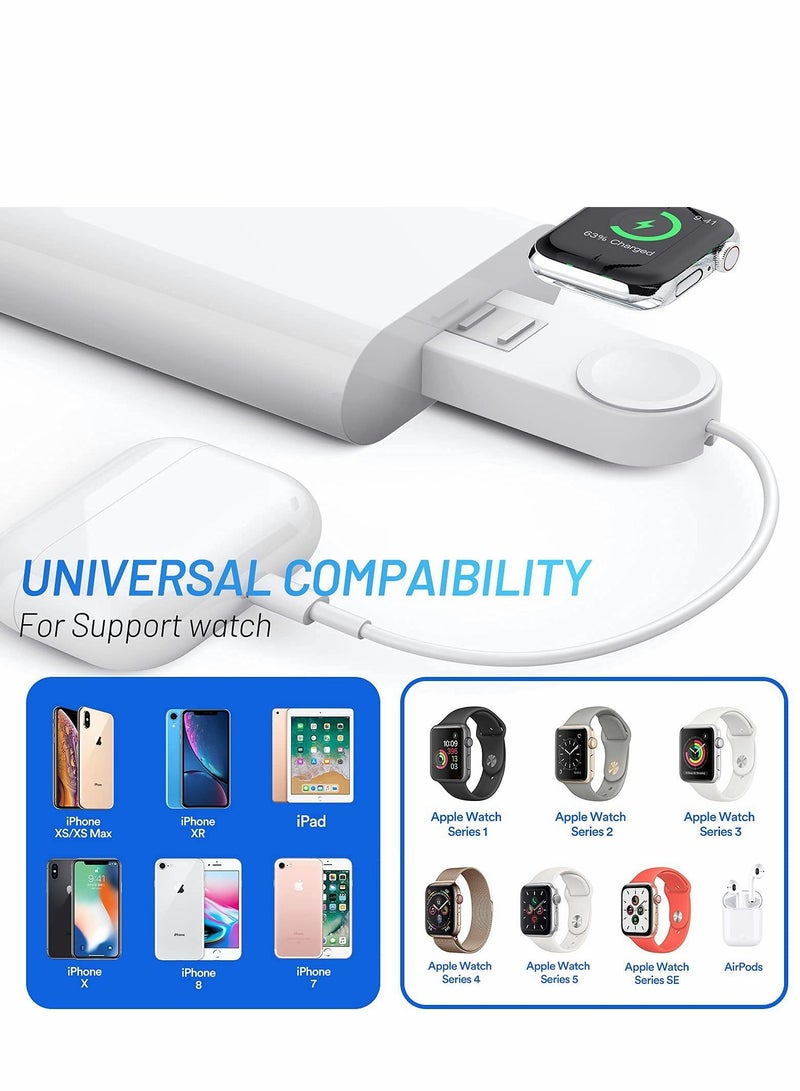 Excefore Portable Watch Charger for Apple Wireless Usb Charging Cable Cord Compatible with Iwatch Series 6/se/5/4/3/2/1, Iphone 12/11/pro/x, and Ipad  - Image 3