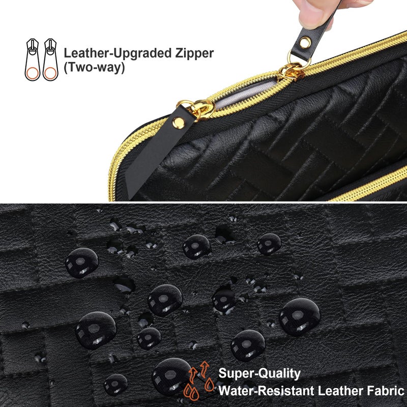 Lacdo Tablet Sleeve Bag for 11 inch iPad A16 / 11 inch iPad Pro M5 M4 / 11 Inch IPAD Air M3 M2 / 10.9" ipad/Ipad Air 5 4/10.2" iPAD, Samsung Galaxy Tab A9+ Tablet Shoulder Bag Carrying Case, Black - Image 4