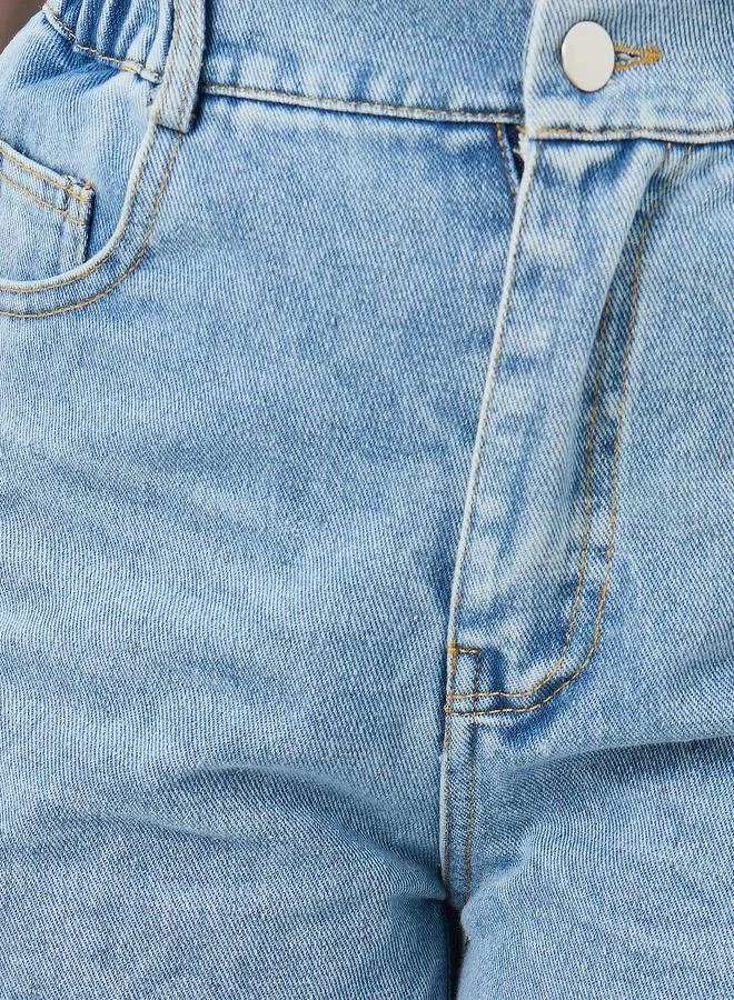 ستايلي جينز Styli واسع الساق بجيوب