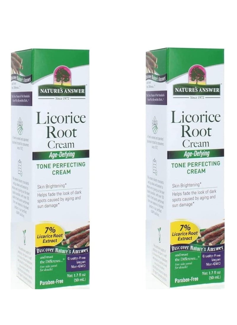 NATURE'S ANSWER - Nature's Enancer Cream with Licorice Extract, 50 ml, 2 pieces - Image 1
