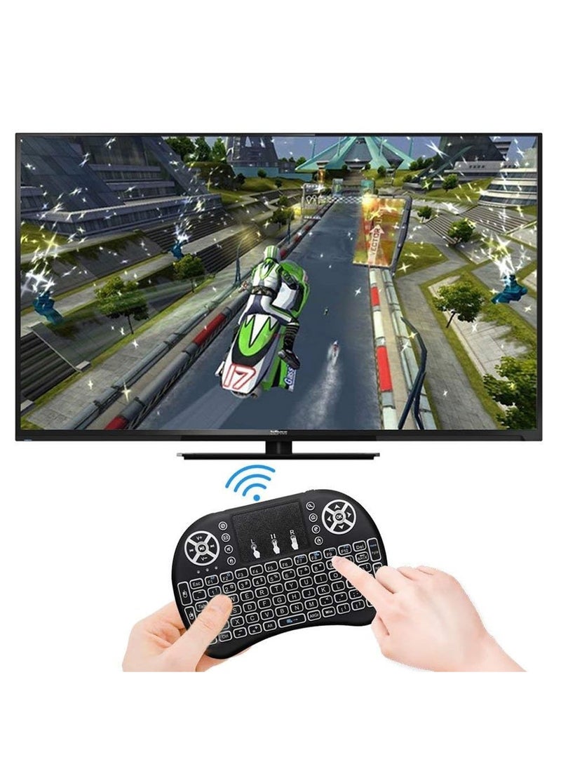 FEND - Fend Portable Wireless Keyboard with Touchpad Mouse Best for Android Smart Tv Box HTPC IPTV PC Pad Xbox - Image 1