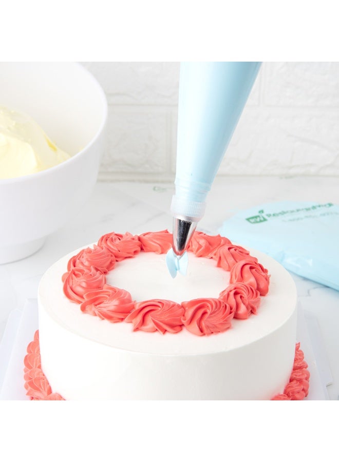 Restaurantware Pastry Tek Leaf Icing Tip, 1 Reusable Piping Tip - #70, Withstands Dent, Stainless Steel Decorating Cake Tip, Dishwashable, Decorate Cupcakes, Cakes, or Cookies - Image 5