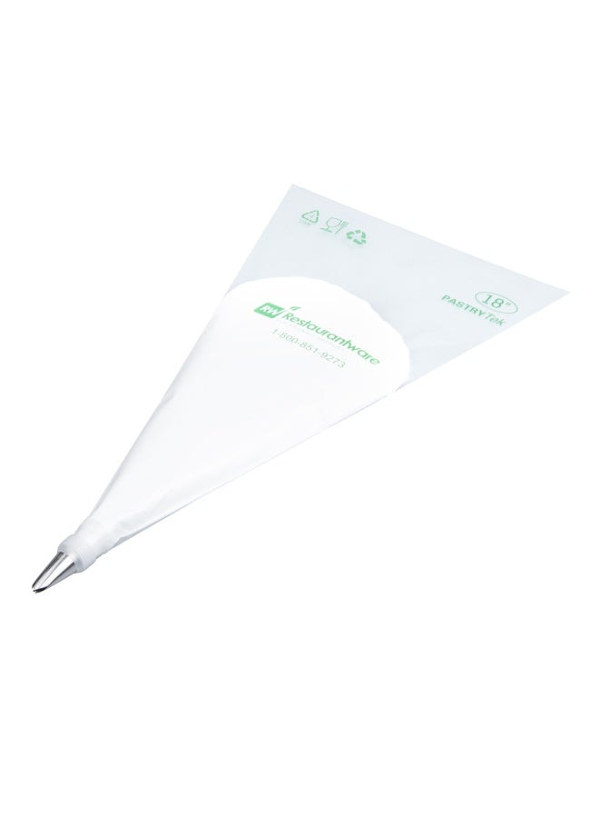 Restaurantware Pastry Tek Leaf Icing Tip, 1 Reusable Piping Tip - #70, Withstands Dent, Stainless Steel Decorating Cake Tip, Dishwashable, Decorate Cupcakes, Cakes, or Cookies - Image 2