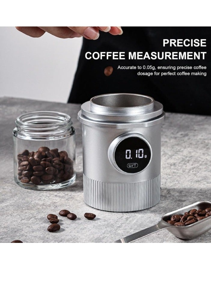 Coffee Scale Cup, Stainless Steel Electronic Powder Dosing Cup, Portable Coffee Bean Weighing Powder Cup, Lightweight Durable Coffee Measuring Container, (1pc, Black)  - Image 3