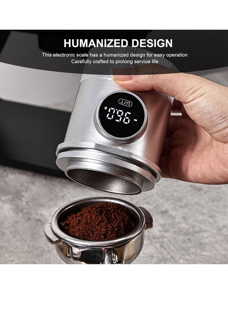 Coffee Scale Cup, Stainless Steel Electronic Powder Dosing Cup, Portable Coffee Bean Weighing Powder Cup, Lightweight Durable Coffee Measuring Container, (1pc, Black)  - Image 2