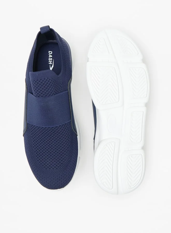 Dash Men's Textured Slip-On Sports Shoes