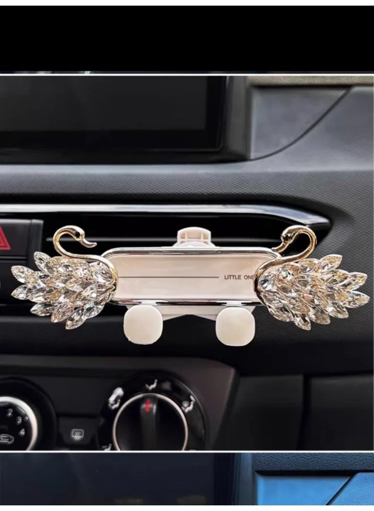 Women’s Diamond Swan Car Phone Holder - Sparkle & Elegance for Gulf Ladies’ Luxury Ride 💎🇸🇦 (Easy Mounting in Seconds) - Image 5