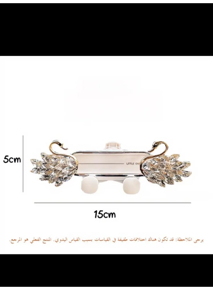 Women’s Diamond Swan Car Phone Holder - Sparkle & Elegance for Gulf Ladies’ Luxury Ride 💎🇸🇦 (Easy Mounting in Seconds) - Image 1