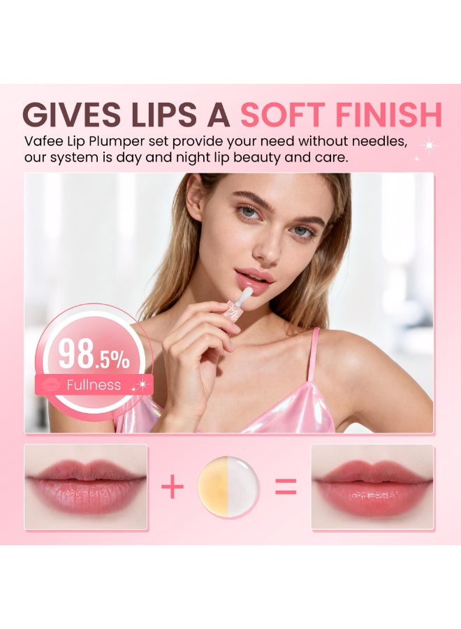 Vafee Lip Plumper by Vafee Natural Lip Plumper and Lip Care Serum Lip Enhancer for Fuller Lip Mask Beautiful Fuller Hydrating Reduce Fine Lines A02PLUS Yellow A02PLUS Yellow - Image 4