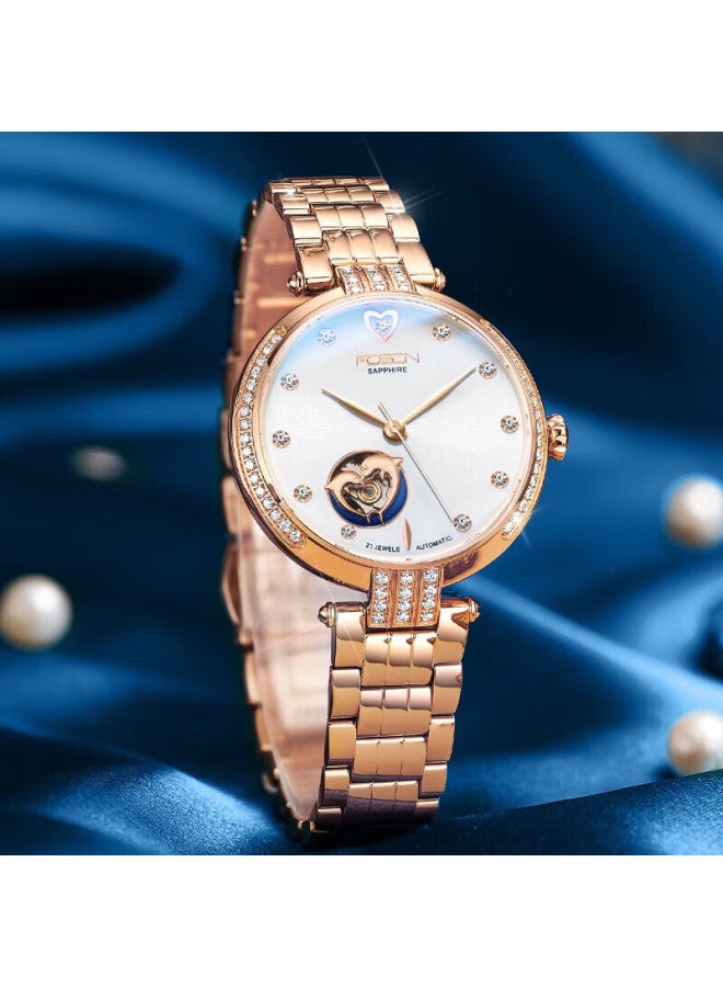 Rosdn Armani Series Birthday 3.8 Festival Gift Women's Mechanical Luxury Watch Top Ten Famous Brands - Image 3