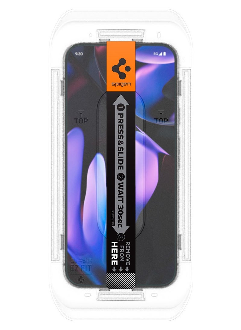 Spigen - GLAStR EZ Fit Google Pixel 9 Pro XL PRIVACY Screen Protector [2 PACK] Premium Tempered Glass with Auto Align technology - 2 PACK - Image 1